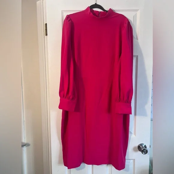 Sergio Hudson for Target Pink Balloon Sleeve Shift Dress - Picture 2 of 5